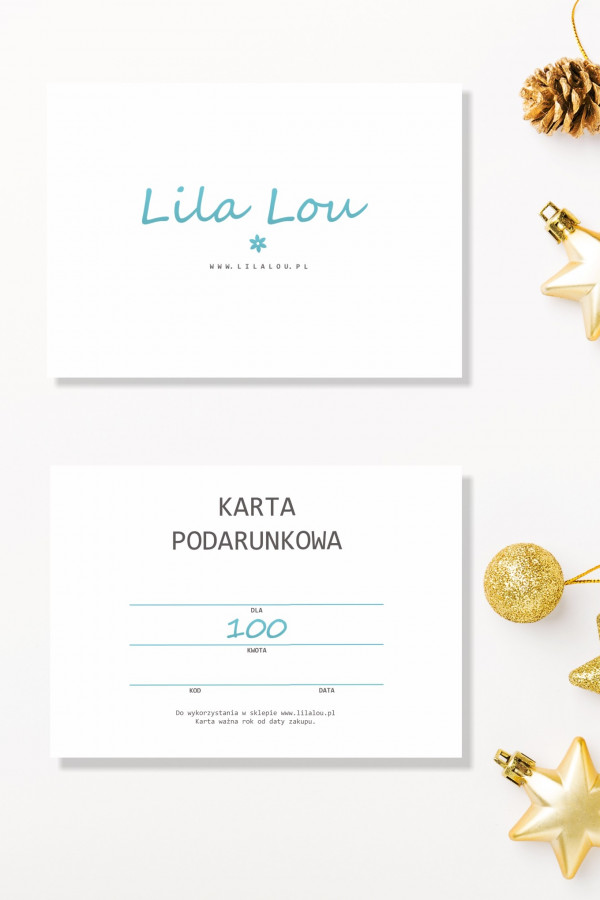 KARTA PODARUNKOWA 100 ZŁ