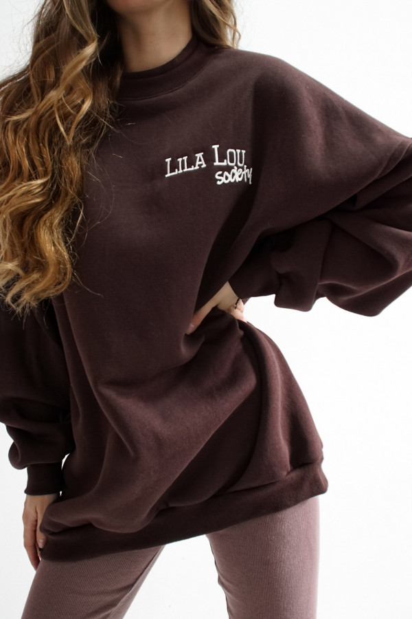 Bluza SOCIETY brązowa