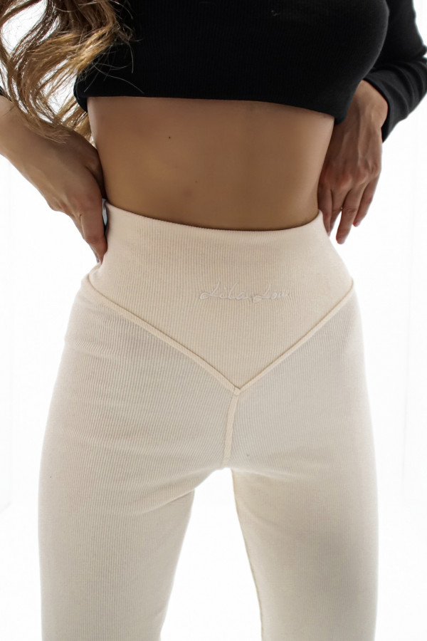 Legginsy HYPNOTIZED ME ecru 2