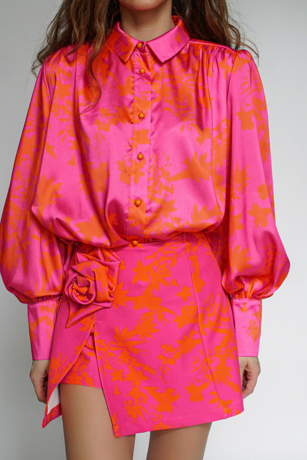 Spódnico-spodenki ROSE PINK-ORANGE 1