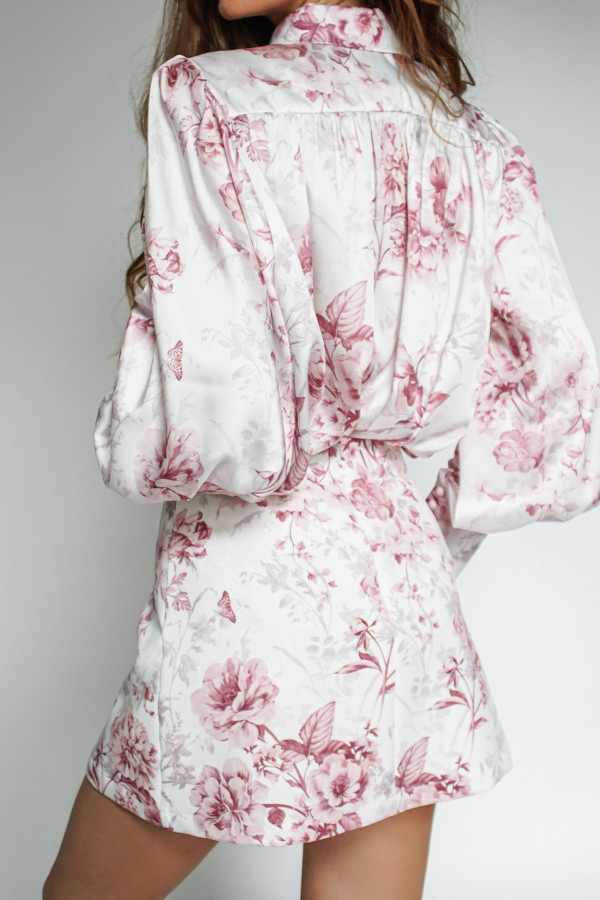 Spódnico-spodenki ROSE WHITE-PINK 2