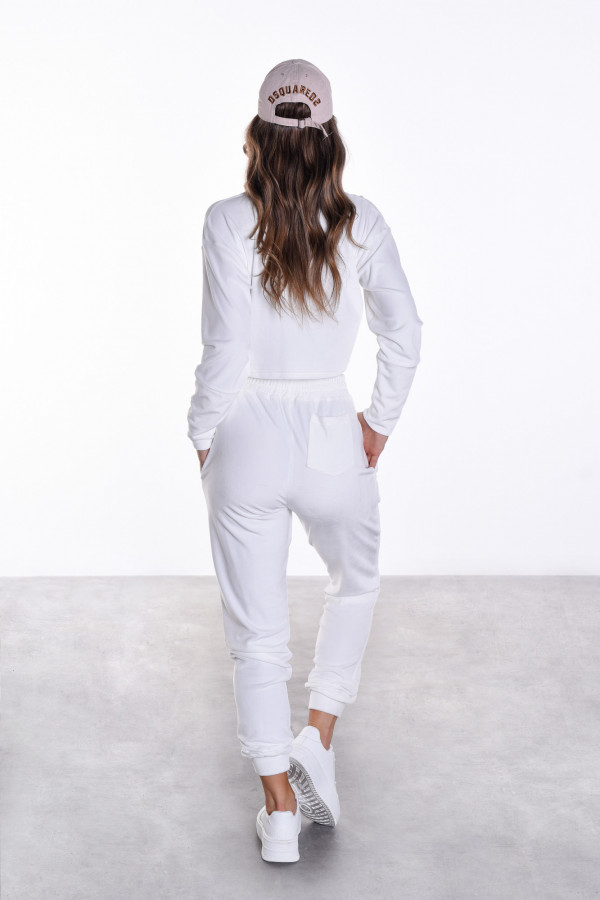 Dres welurowy LOLI2 white 4