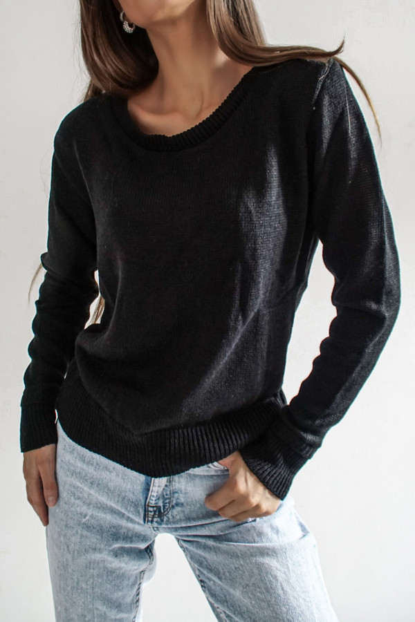 Sweter WEATHER czarny 2