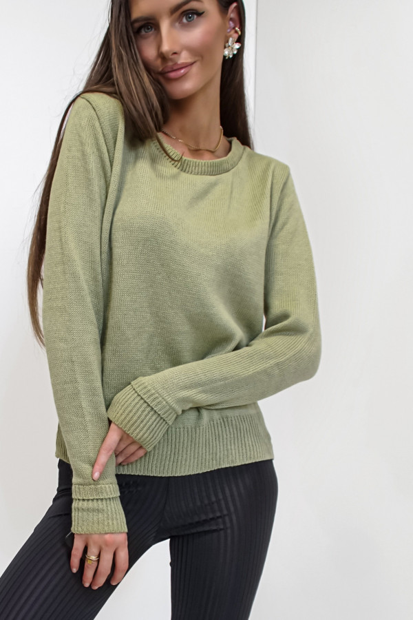Sweter WEATHER zielony 2