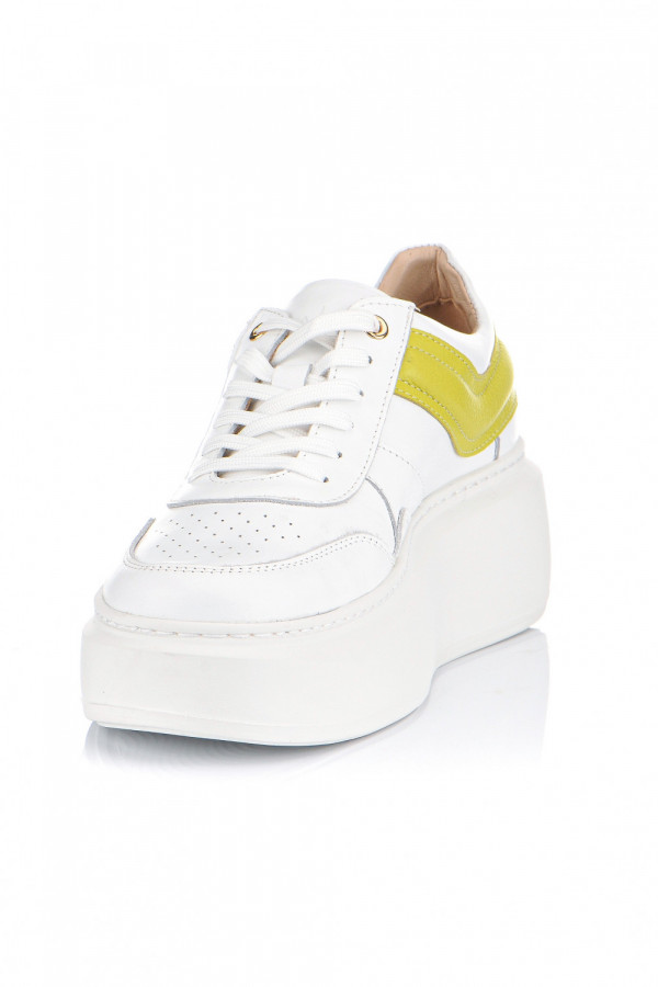 Sneakersy LILA LOU białe 1