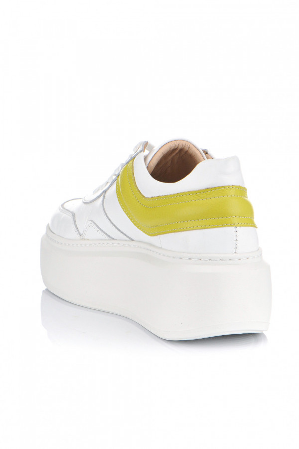 Sneakersy LILA LOU białe 5