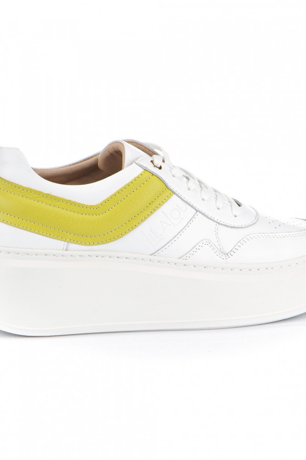 Sneakersy LILA LOU białe 8