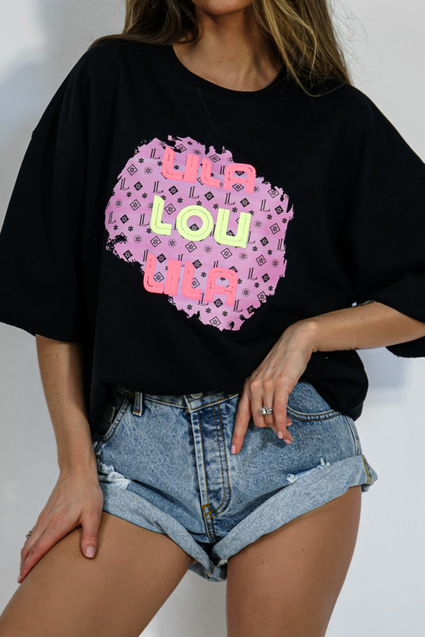 T-shirt CLUB czarny 1