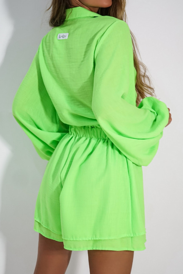 Komplet VICKY neon zielony 1