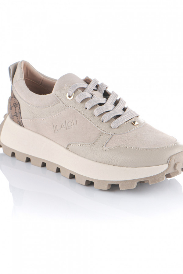 Sneakersy LILA LOU beżowe
