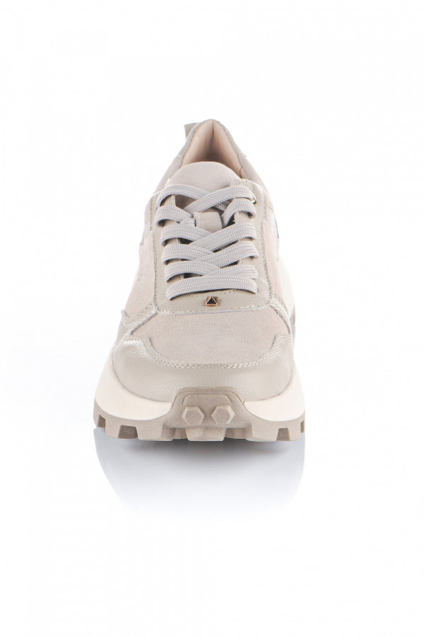 Sneakersy LILA LOU beżowe 1