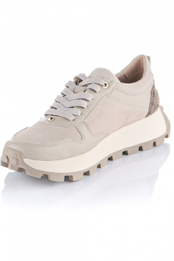 Sneakersy LILA LOU beżowe 2