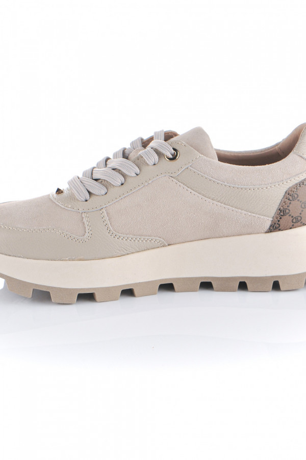 Sneakersy LILA LOU beżowe 3