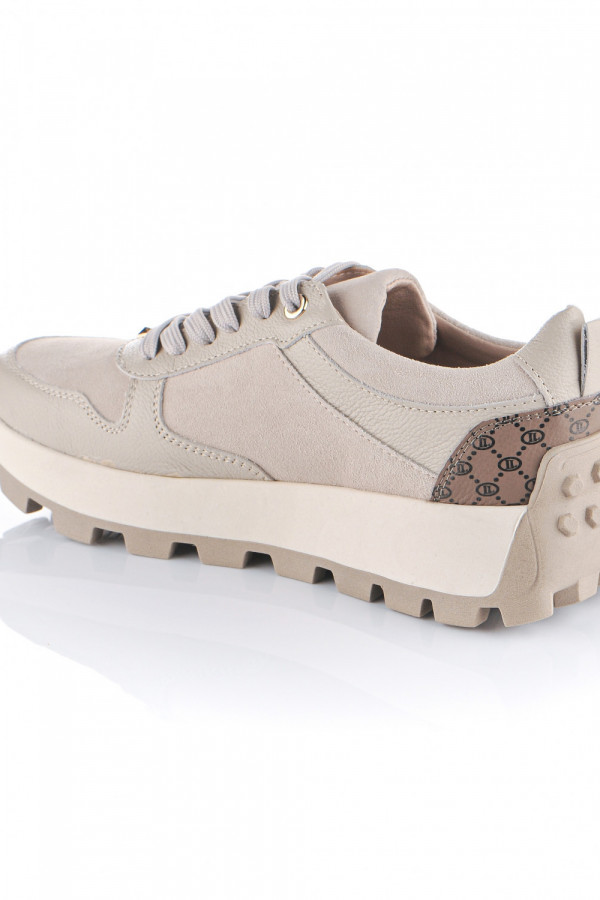 Sneakersy LILA LOU beżowe 4