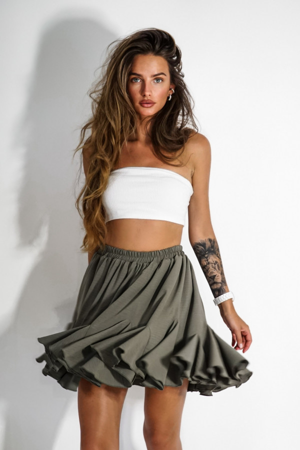 Spódniczka CLOCHE khaki