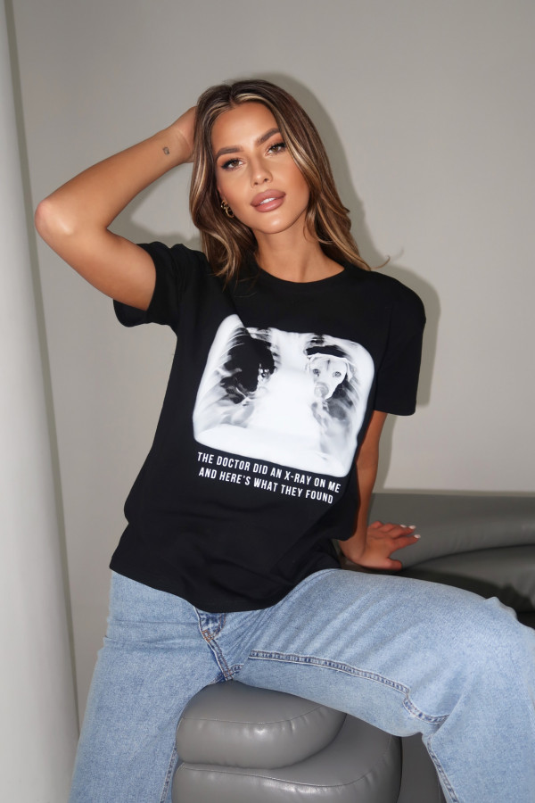T-shirt DOG czarny