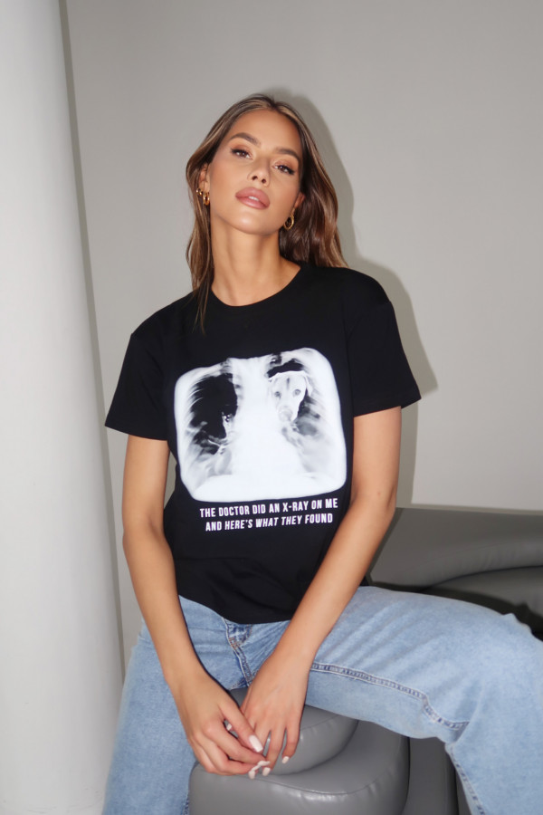 T-shirt DOG czarny 1