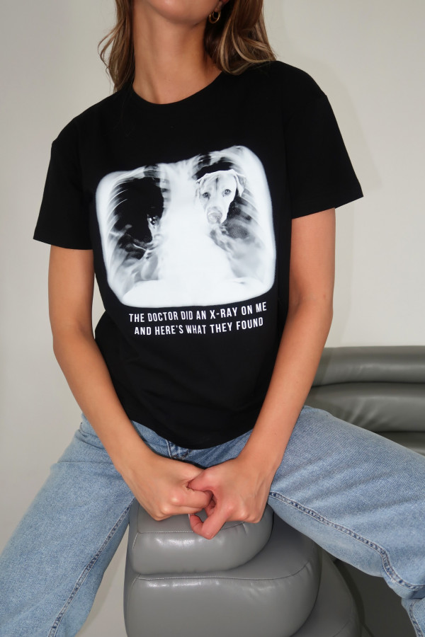 T-shirt DOG czarny 2